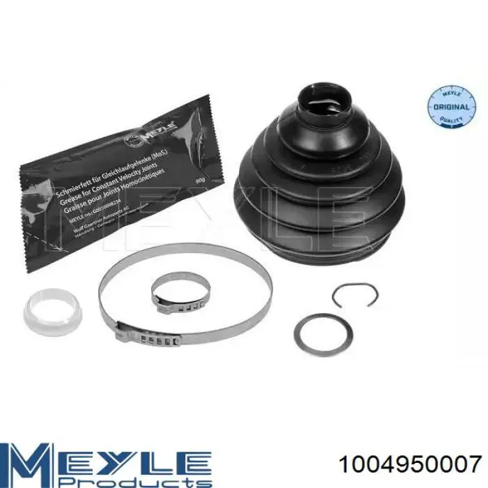 Osłona przegubu homokinetycznego półosi przedniej zewnętrzna Meyle 1004950007 cena, od 14,57 USD