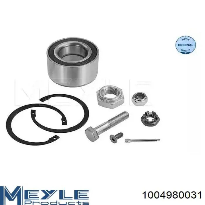 Łożysko piasty przedniej Meyle 1004980031 cena, od 15,90 USD