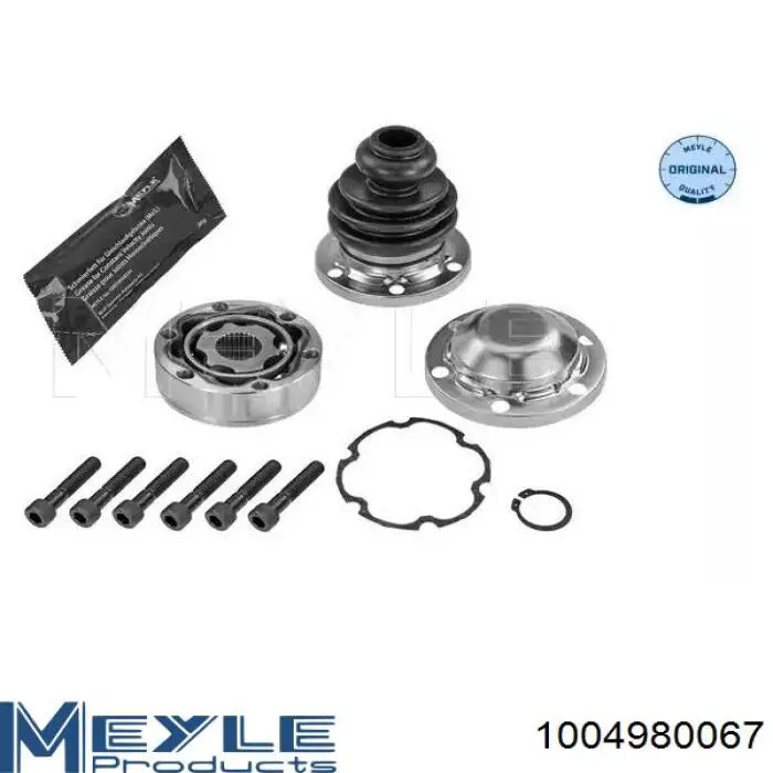 Przegub homokinetyczny przedni wewnętrzny Meyle 1004980067 cena, od 45,85 USD