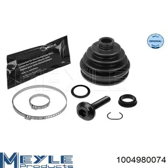 Osłona przegubu homokinetycznego półosi przedniej zewnętrzna Meyle 1004980074 cena, od 10,75 USD