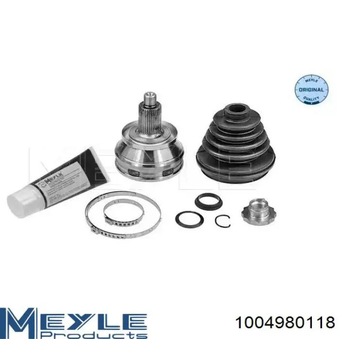 Przegub homokinetyczny przedni zewnętrzny Meyle 1004980118 cena, od 40,33 USD