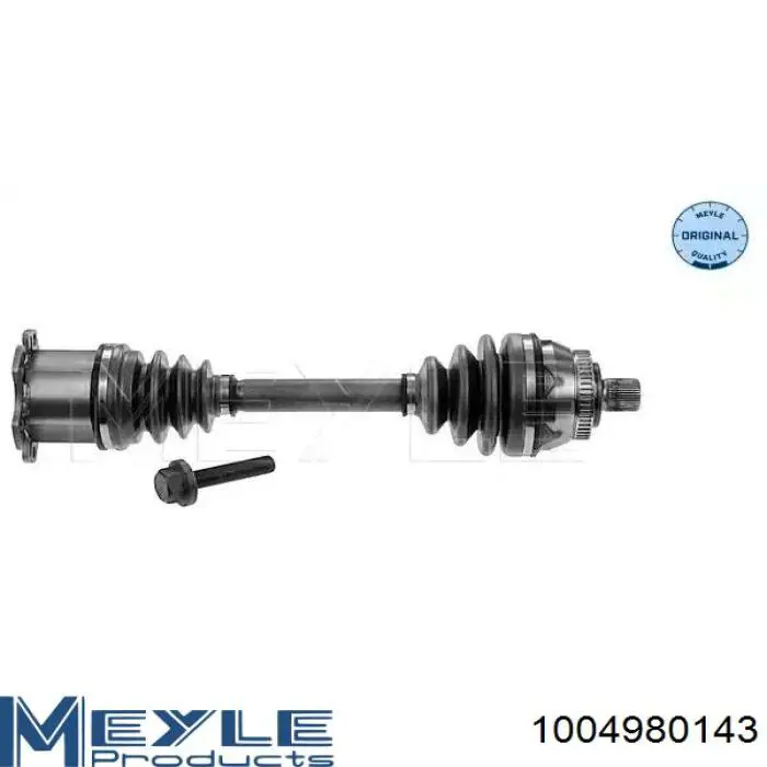 Półoś napędowa przednia lewa Meyle 1004980143 cena, od 118,28 USD