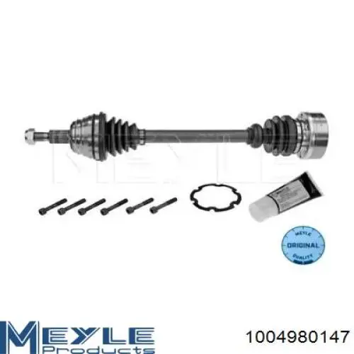 Półoś napędowa przednia lewa 1J0407451AX VAG