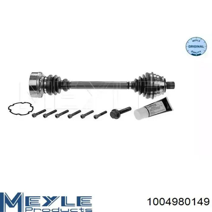 Półoś napędowa przednia Meyle 1004980149 cena, od 117,28 USD