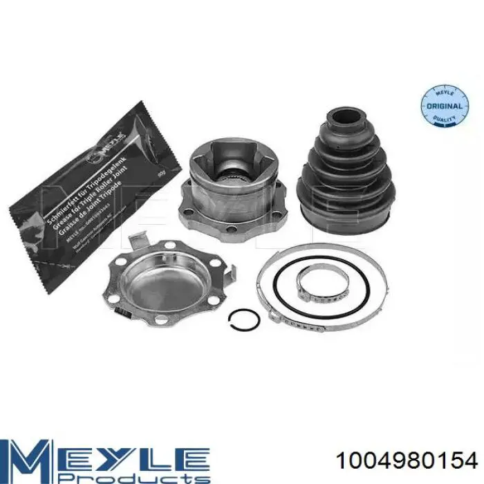 Przegub homokinetyczny przedni wewnętrzny Meyle 1004980154 cena, od 57,69 USD