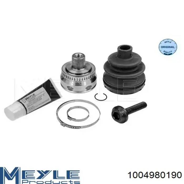 Przegub homokinetyczny przedni zewnętrzny Meyle 1004980190 cena, od 40,59 USD