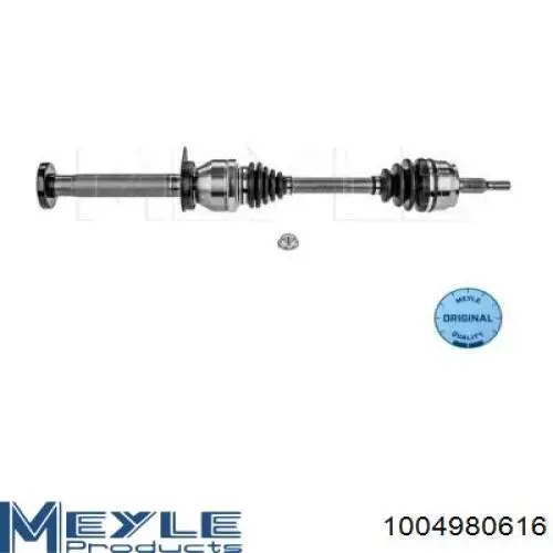 Półoś napędowa przednia prawa Meyle 1004980616 cena, od 200,78 USD
