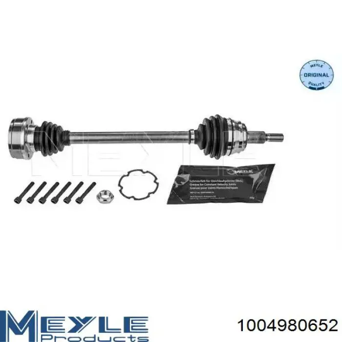 Półoś napędowa przednia lewa 1J0407451X VAG