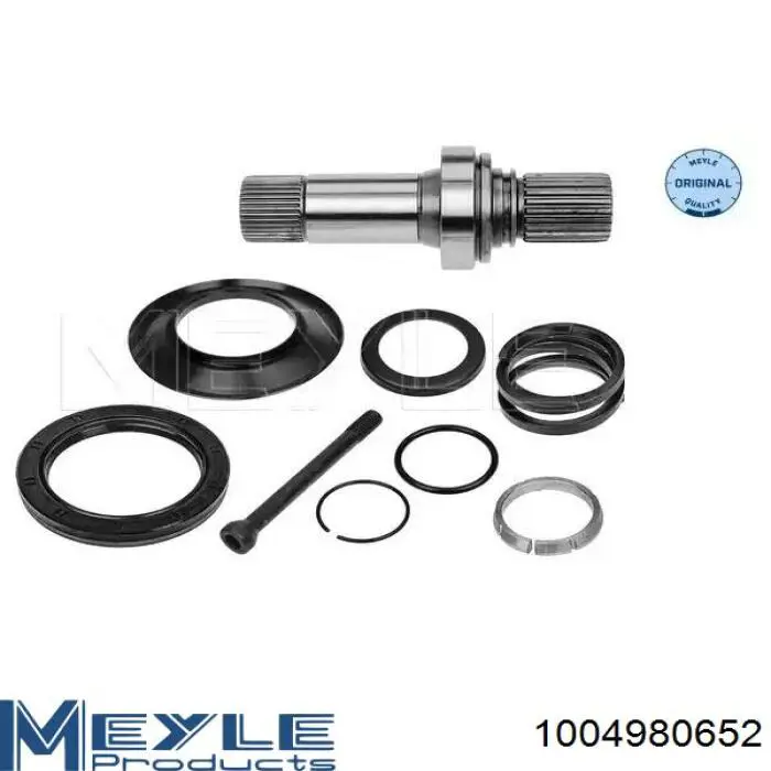 Półoś napędowa przednia lewa Meyle 1004980652 cena, od 103,94 USD