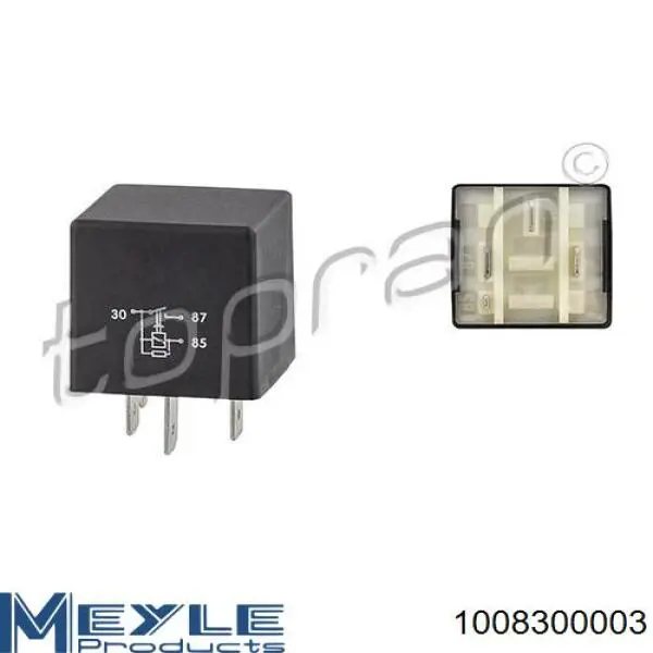 Do koszyka 1008300003 Meyle Przekaźnik pompy paliwa elektrycznej