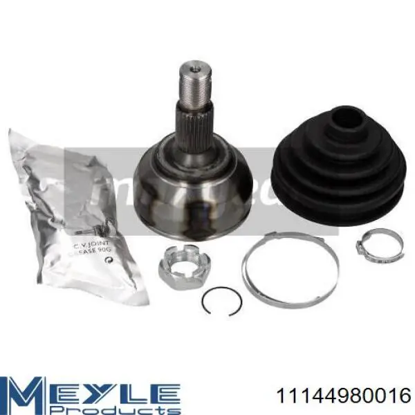 Przegub homokinetyczny przedni zewnętrzny Meyle 11144980016 cena, od 42,81 USD