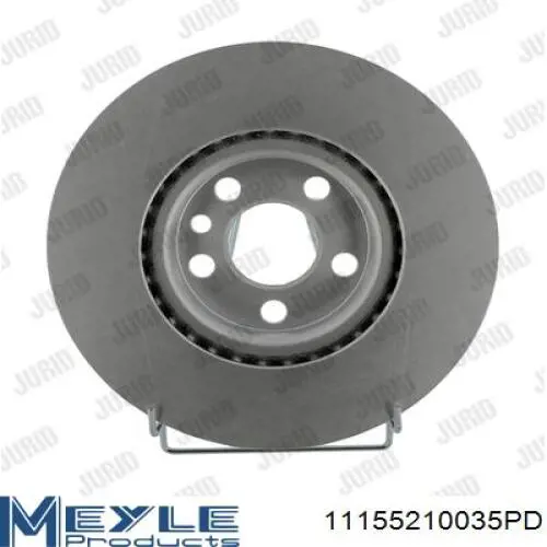 Tarcza hamulcowa przednia Meyle 11155210035PD cena, od 67,74 USD