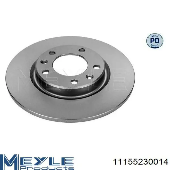 SU001A8514 Toyota Tarcza hamulcowa tylna