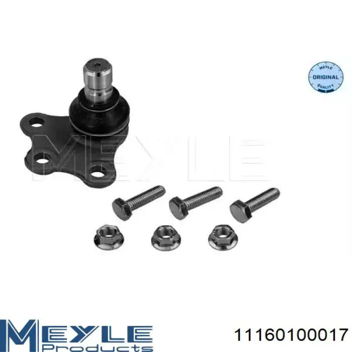 Sworzeń wahacza dolny Meyle 11160100017 cena, od 15,01 USD