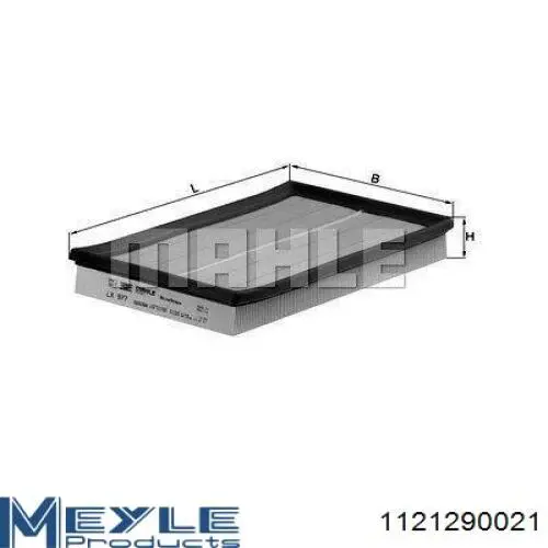 Do koszyka 1121290021 Meyle Filtr powietrza