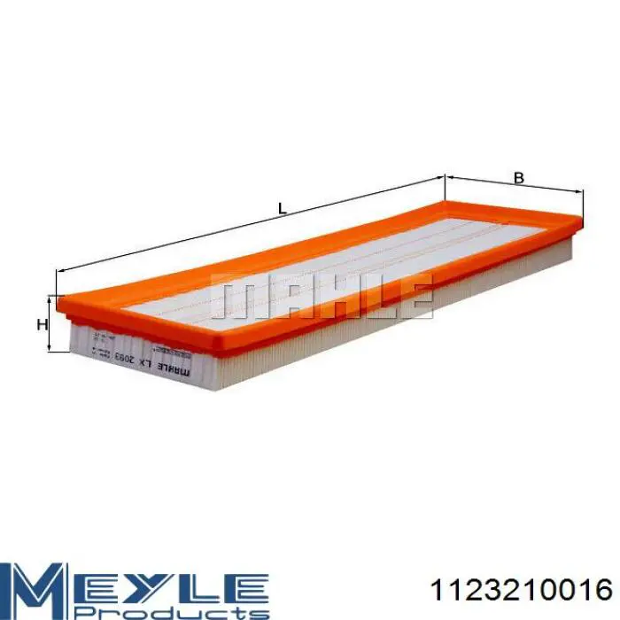 Do koszyka 1123210016 Meyle Filtr powietrza
