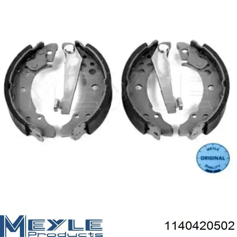 Klocki hamulcowe tylne bębnowe Meyle 1140420502 cena, od 20,94 USD