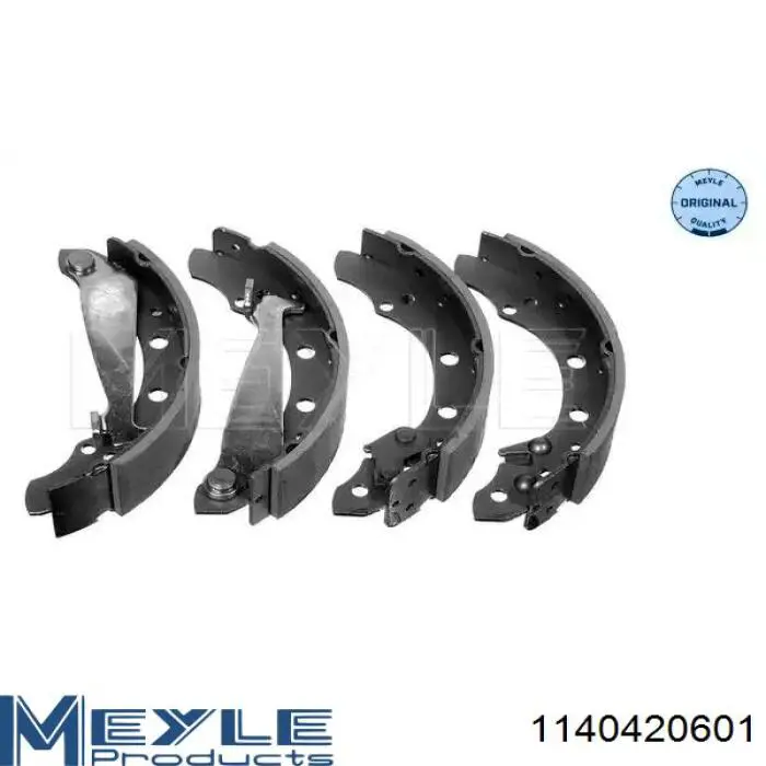 Klocki hamulcowe tylne bębnowe Meyle 1140420601 cena, od 26,29 USD