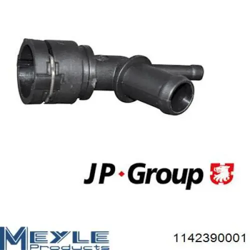 Kołnierz przewodu płynu chłodzącego (wg kodów 6Q0122291F i 1J0121619A VAG) Meyle 1142390001 cena, od 5,17 USD