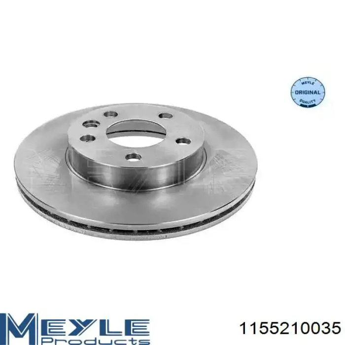 1155210035 Meyle Tarcza hamulcowa przednia
