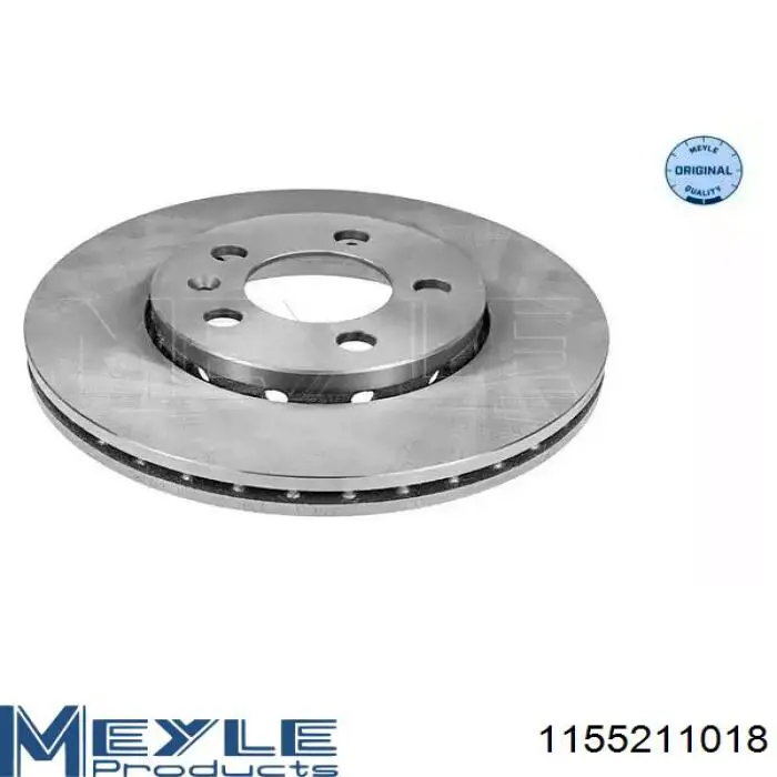 Tarcza hamulcowa przednia Meyle 1155211018 cena, od 37,87 USD