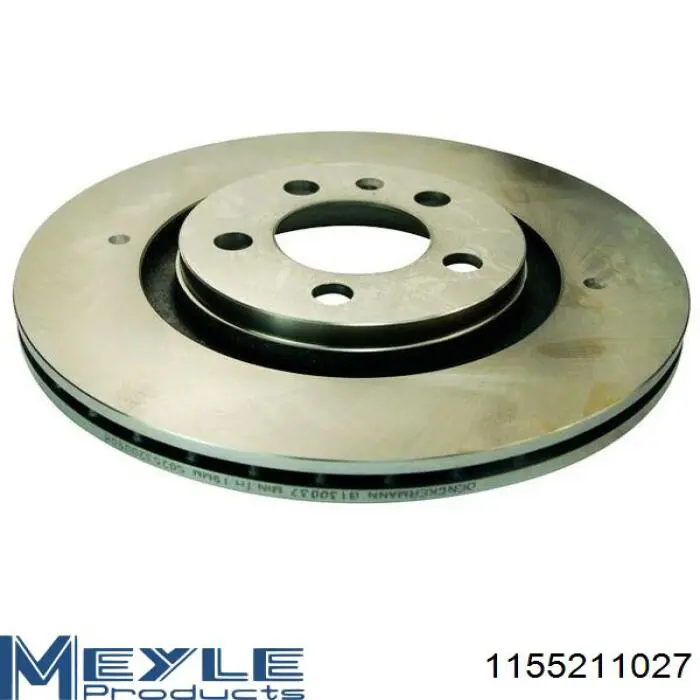 Do koszyka 1155211027 Meyle Tarcza hamulcowa przednia