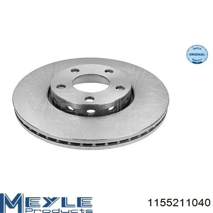 Tarcza hamulcowa przednia Meyle 1155211040 cena, od 47,83 USD