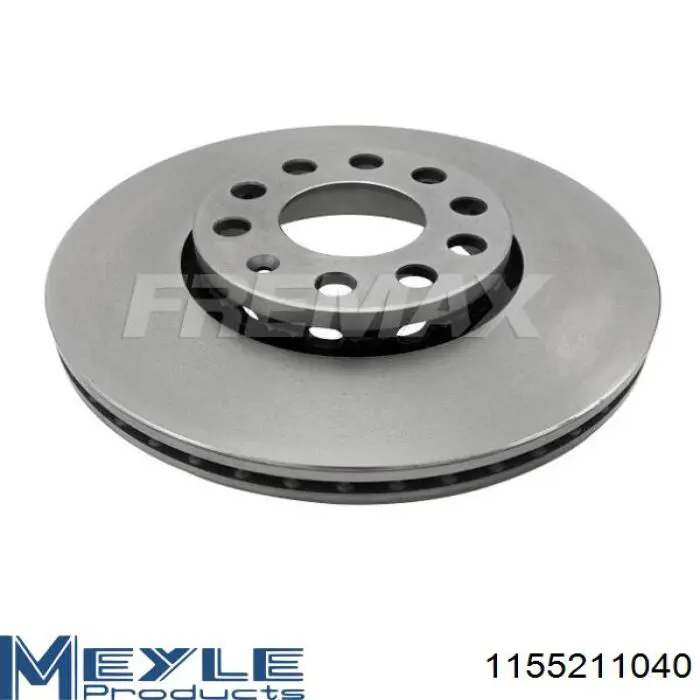 Do koszyka 1155211040 Meyle Tarcza hamulcowa przednia