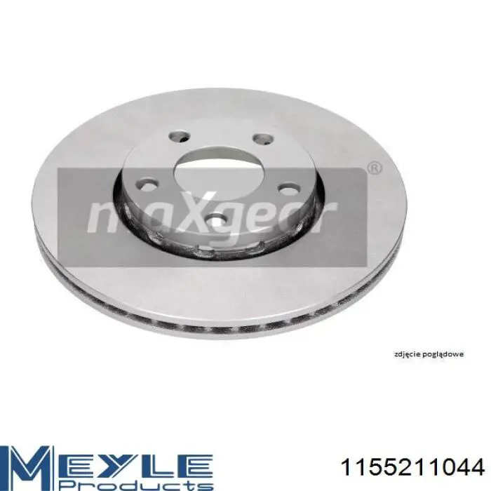 Do koszyka 1155211044 Meyle Tarcza hamulcowa przednia