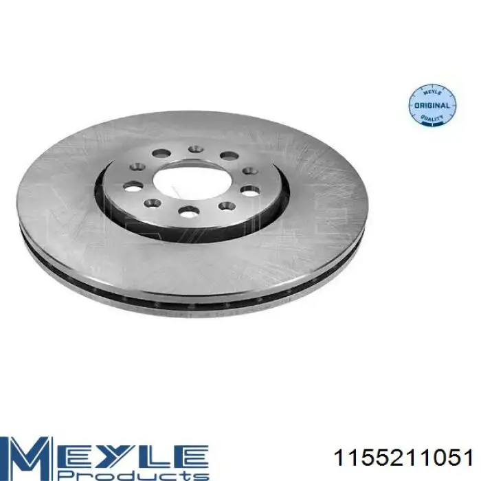 Tarcza hamulcowa przednia Meyle 1155211051 cena, od 48,11 USD