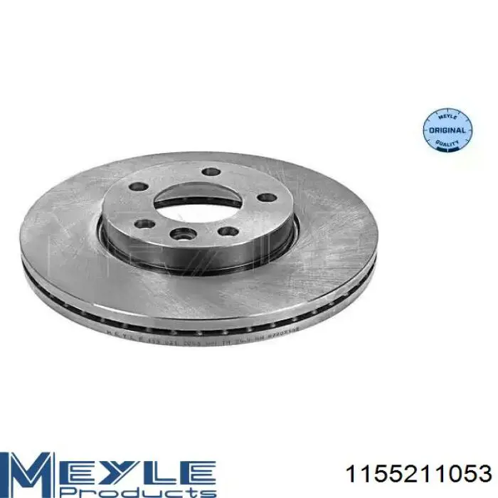 Tarcza hamulcowa przednia Meyle 1155211053 cena, od 68,59 USD