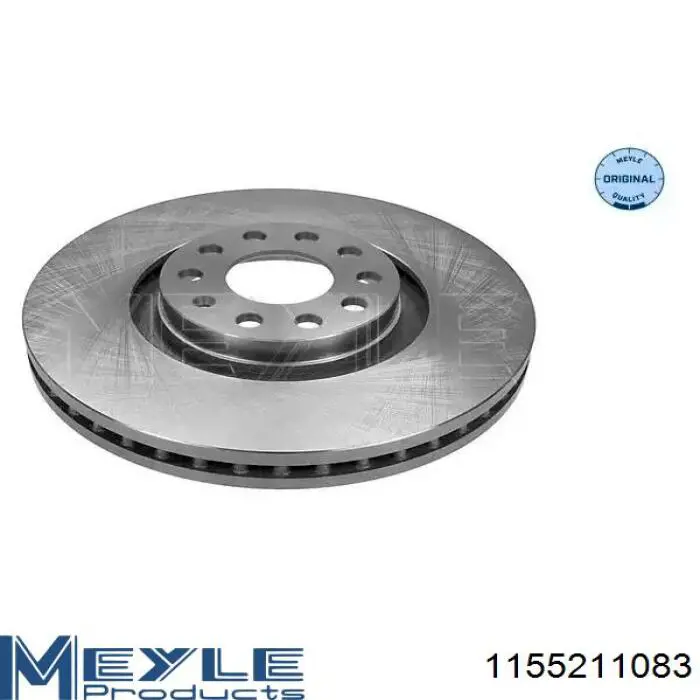 Tarcza hamulcowa przednia Meyle 1155211083 cena, od 72,61 USD