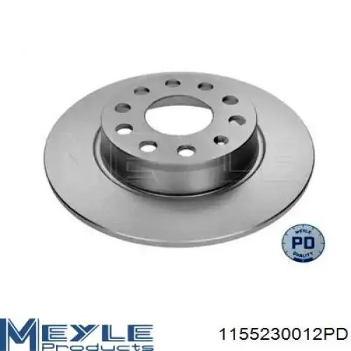 Do koszyka 1155230012PD Meyle Tarcza hamulcowa tylna