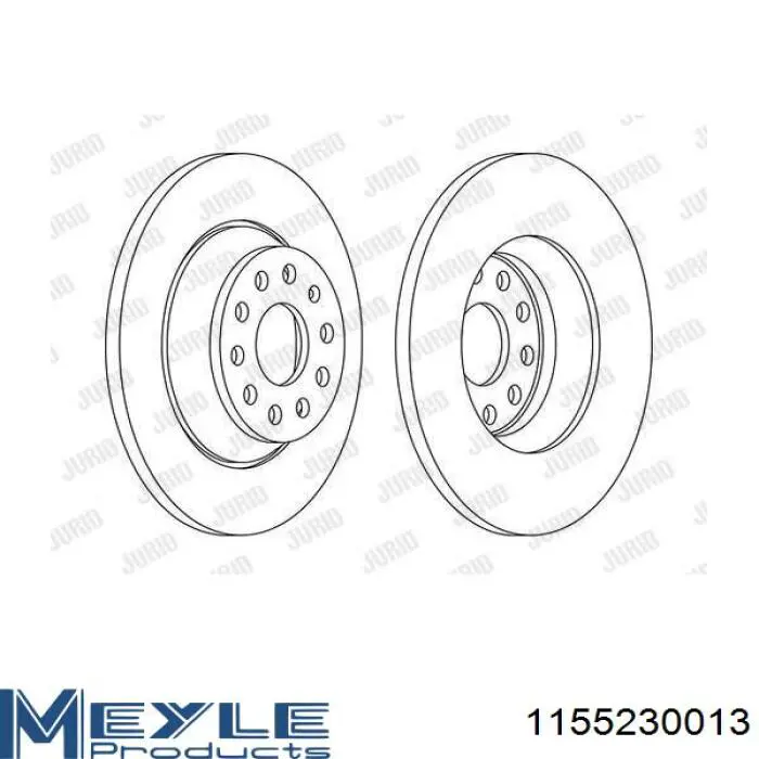 Tarcza hamulcowa tylna VAG JZW698601BB cena, od 47,48 USD