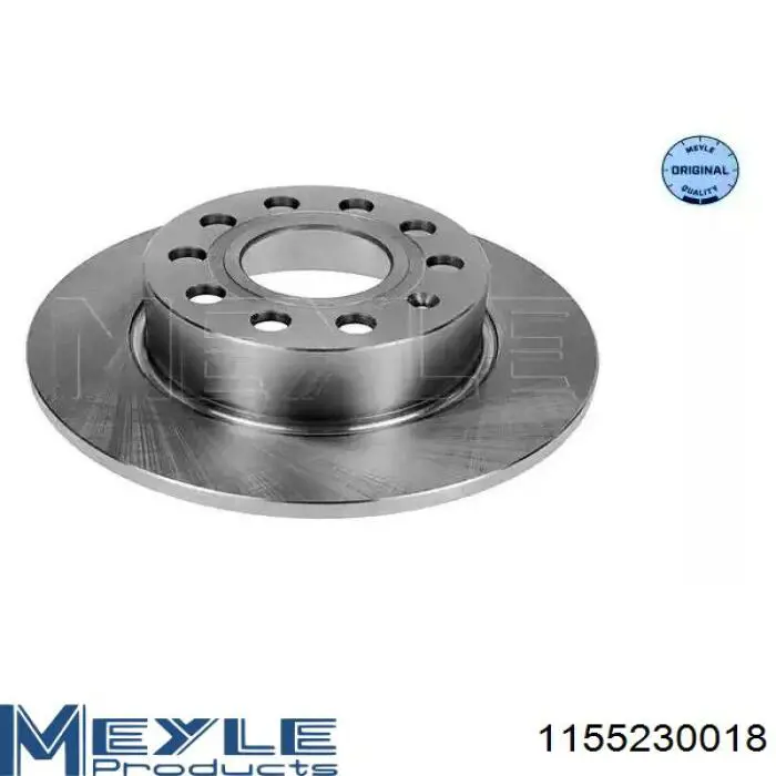 1155230018 Meyle Tarcza hamulcowa tylna