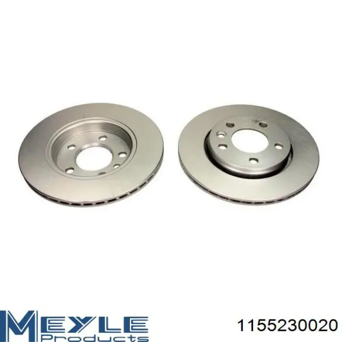 Tarcza hamulcowa tylna Meyle 1155230020 cena, od 50,14 USD