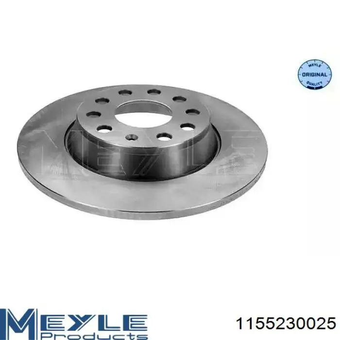 1155230025 Meyle tarcza hamulcowa tylna