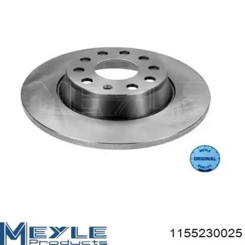 Tarcza hamulcowa tylna Meyle 1155230025 cena, od 38,40 USD