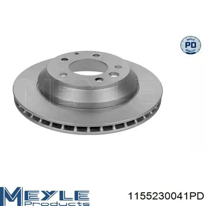 1155230041PD Meyle Tarcza hamulcowa tylna
