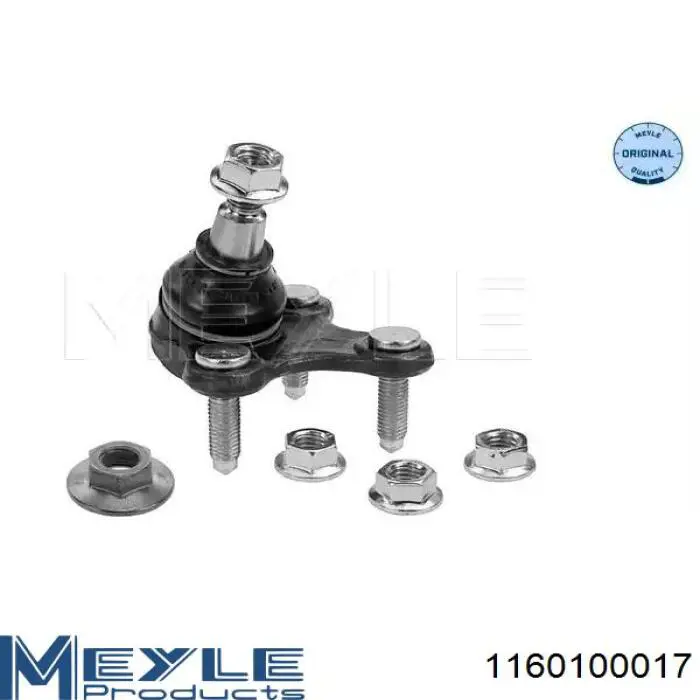 Sworzeń wahacza dolny lewy Meyle 1160100017 cena, od 15,70 USD