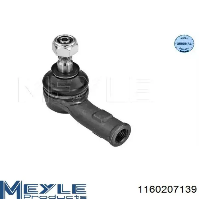 Końcówka drążka kierowniczego zewnętrzna Meyle 1160207139 cena, od 11,44 USD