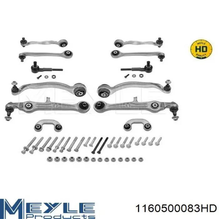 Zestaw wahaczy zawieszenia przedniego RL8E0498KIT Raiso