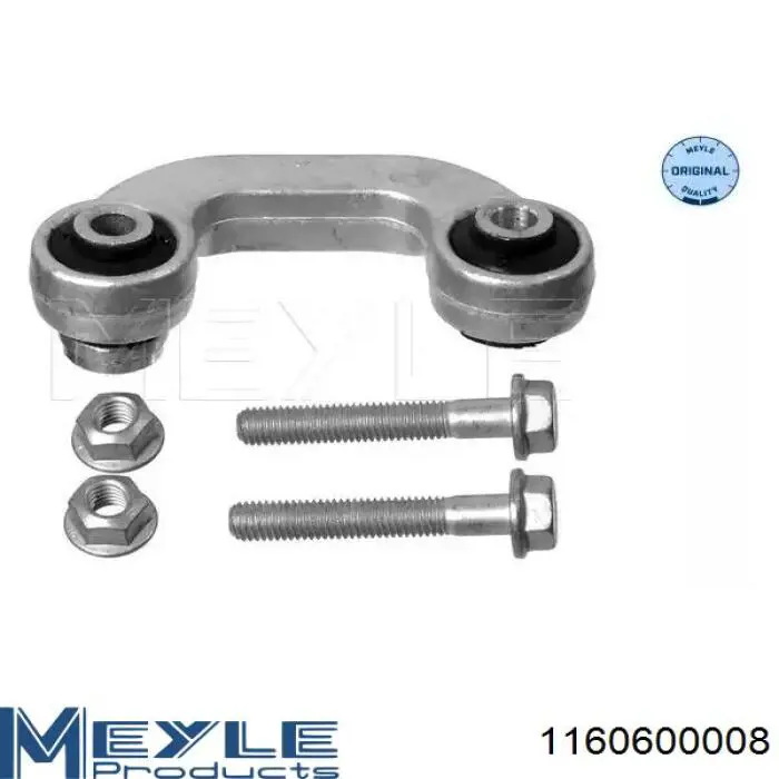 Łącznik stabilizatora przedniego prawy Meyle 1160600008 cena, od 12,78 USD