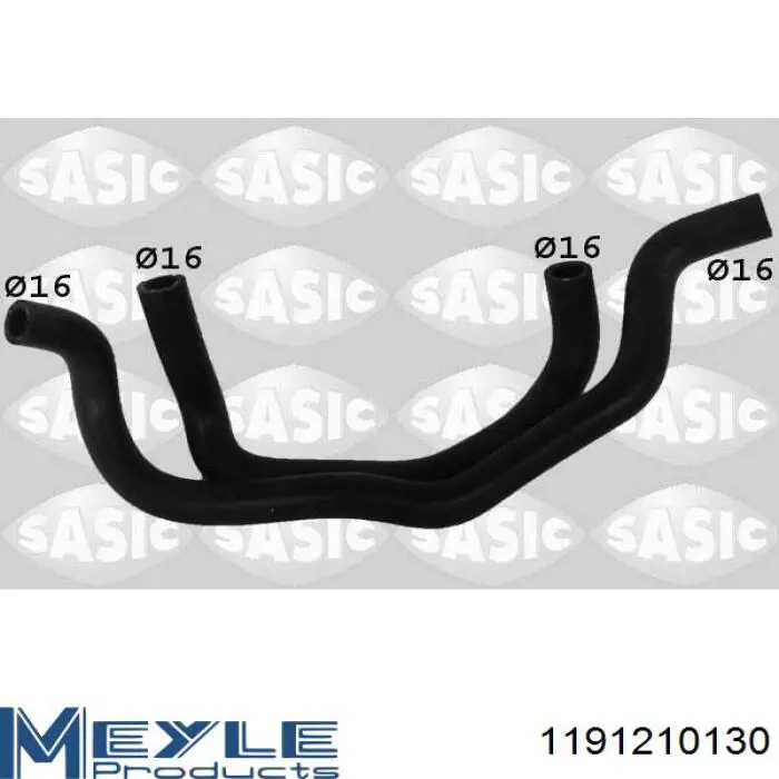 Przewód (króciec) układu chłodzenia Meyle 1191210130 cena, od 21,02 USD