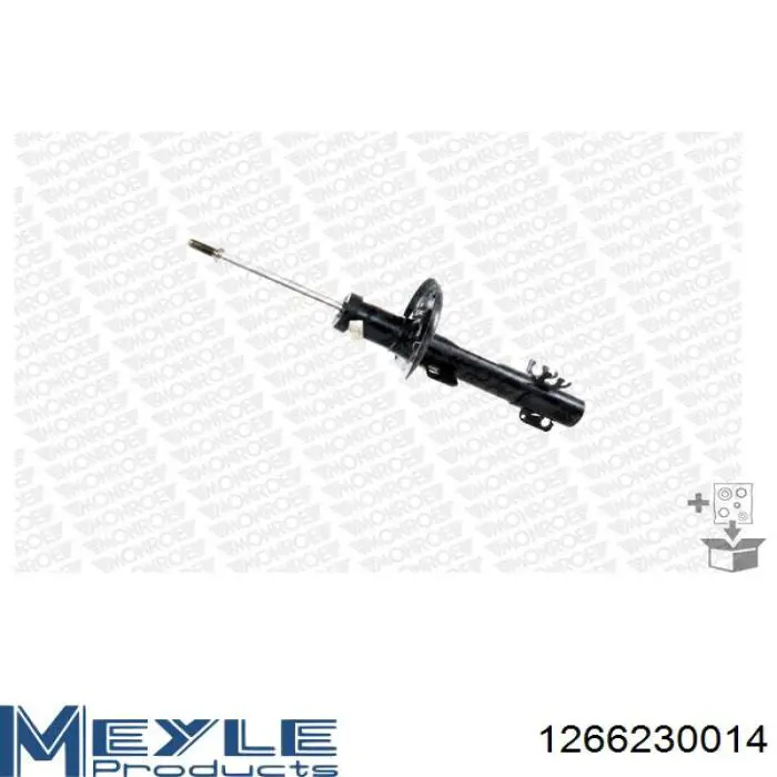 Amortyzator przedni Meyle 1266230014 cena, od 52,23 USD