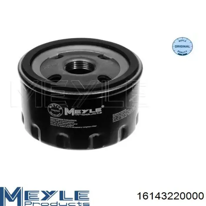Filtr oleju Meyle 16143220000 cena, od 6,78 USD