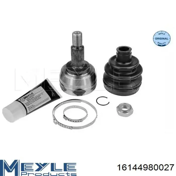 Przegub homokinetyczny przedni zewnętrzny Meyle 16144980027 cena, od 44,66 USD