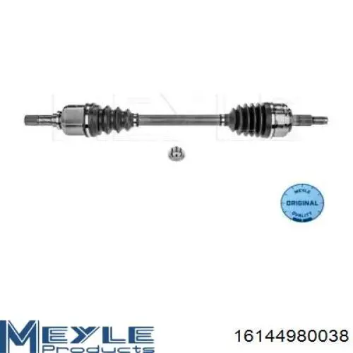 Półoś napędowa przednia lewa Meyle 16144980038 cena, od 110,20 USD