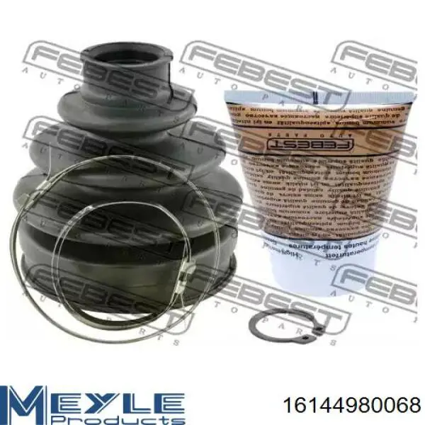 Przegub homokinetyczny przedni zewnętrzny Meyle 16144980068 cena, od 41,80 USD