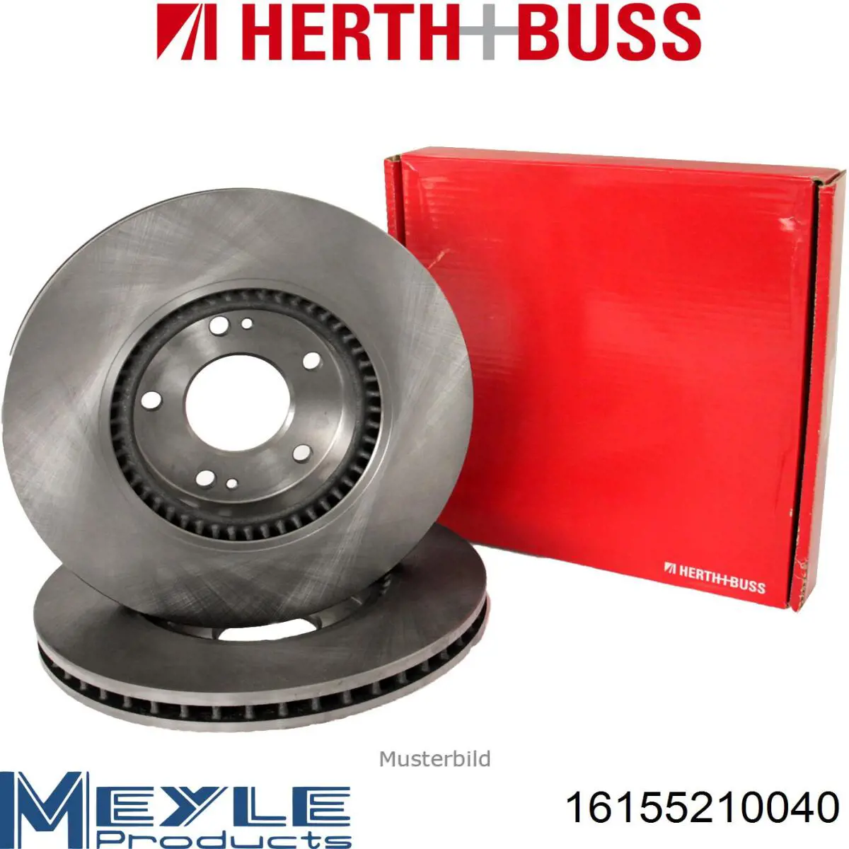 Do koszyka 16155210040 Meyle Tarcza hamulcowa przednia